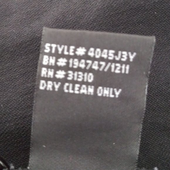 4/$20 BCX Black Ruched Fitted Blazer Jacket Junior Size XL Stretch Fabric - Picture 6 of 6